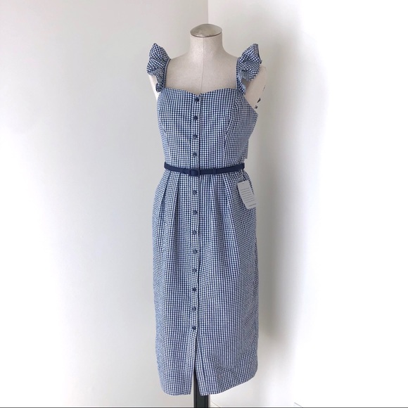 Gal Meets Glam Collection Dresses & Skirts - Gal Meets Glam Carly Gingham Sheath Dress Size 6